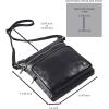 image:imageGenuine Leather Crossbody Bags for Women Handmade Sling Shoulder Purse Stylish Travel Handbag with Full Adjustable StrapBlack Nappa