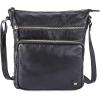image:imageGenuine Leather Crossbody Bags for Women Handmade Sling Shoulder Purse Stylish Travel Handbag with Full Adjustable StrapBlack Nappa