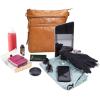 image:imageGenuine Leather Crossbody Bags for Women Handmade Sling Shoulder Purse Stylish Travel Handbag with Full Adjustable StrapCognac Multiwax