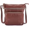 image:imageGenuine Leather Crossbody Bags for Women Handmade Sling Shoulder Purse Stylish Travel Handbag with Full Adjustable StrapCognac Nappa
