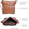 image:imageGenuine Leather Crossbody Bags for Women Handmade Sling Shoulder Purse Stylish Travel Handbag with Full Adjustable StrapCognac Washed Vintage