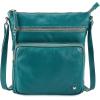 image:imageGenuine Leather Crossbody Bags for Women Handmade Sling Shoulder Purse Stylish Travel Handbag with Full Adjustable StrapEmerald Green Nappa