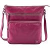 image:imageGenuine Leather Crossbody Bags for Women Handmade Sling Shoulder Purse Stylish Travel Handbag with Full Adjustable StrapFuchsia Pink Nappa