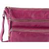 image:imageGenuine Leather Crossbody Bags for Women Handmade Sling Shoulder Purse Stylish Travel Handbag with Full Adjustable StrapFuchsia Pink Nappa