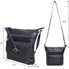 image:imageGenuine Leather Crossbody Bags for Women Handmade Sling Shoulder Purse Stylish Travel Handbag with Full Adjustable StrapNavy Nappa