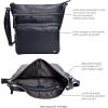 image:imageGenuine Leather Crossbody Bags for Women Handmade Sling Shoulder Purse Stylish Travel Handbag with Full Adjustable StrapNavy Nappa