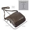 image:imageGenuine Leather Crossbody Bags for Women Handmade Sling Shoulder Purse Stylish Travel Handbag with Full Adjustable StrapOlive Green Washed Vintage