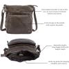image:imageGenuine Leather Crossbody Bags for Women Handmade Sling Shoulder Purse Stylish Travel Handbag with Full Adjustable StrapOlive Green Washed Vintage