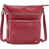 image:imageGenuine Leather Crossbody Bags for Women Handmade Sling Shoulder Purse Stylish Travel Handbag with Full Adjustable StrapRed Nappa