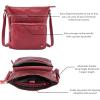 image:imageGenuine Leather Crossbody Bags for Women Handmade Sling Shoulder Purse Stylish Travel Handbag with Full Adjustable StrapRed Nappa