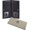 image:imageLong Wallet for Men Women Real Leather Bifold RFID Stylish Slim Handmade 2 ID Window Credit Card Holder in Gift BoxBlack