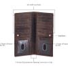 image:imageLong Wallet for Men Women Real Leather Bifold RFID Stylish Slim Handmade 2 ID Window Credit Card Holder in Gift BoxCoffee