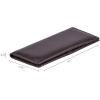 image:imageLong Wallet for Men Women Real Leather Bifold RFID Stylish Slim Handmade 2 ID Window Credit Card Holder in Gift BoxCoffee