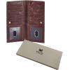 image:imageLong Wallet for Men Women Real Leather Bifold RFID Stylish Slim Handmade 2 ID Window Credit Card Holder in Gift BoxCoffee