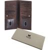 image:imageLong Wallet for Men Women Real Leather Bifold RFID Stylish Slim Handmade 2 ID Window Credit Card Holder in Gift BoxCoffee