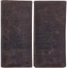 image:imageLong Wallet for Men Women Real Leather Bifold RFID Stylish Slim Handmade 2 ID Window Credit Card Holder in Gift BoxCoffee