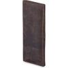 image:imageLong Wallet for Men Women Real Leather Bifold RFID Stylish Slim Handmade 2 ID Window Credit Card Holder in Gift BoxCoffee
