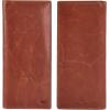 image:imageLong Wallet for Men Women Real Leather Bifold RFID Stylish Slim Handmade 2 ID Window Credit Card Holder in Gift BoxCognac