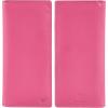 image:imageLong Wallet for Men Women Real Leather Bifold RFID Stylish Slim Handmade 2 ID Window Credit Card Holder in Gift BoxHot Pink