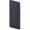 image:imageLong Wallet for Men Women Real Leather Bifold RFID Stylish Slim Handmade 2 ID Window Credit Card Holder in Gift BoxNavy