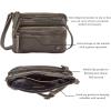 image:imageSmall Crossbody Bags for Women Leather Sling Purse with Adjustable Strap Multi Pocket Cross Over for Travel amp Gift  Real Leather Purse Crossover TrendyOlive Green Washed Vintage