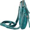image:imageSmall Crossbody Bags for Women Leather Sling Purse with Adjustable Strap Multi Pocket Cross Over for Travel amp Gift  Real Leather Purse Crossover TrendyEmerald Green Nappa