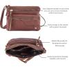 image:imageSmall Crossbody Bags for Women Leather Sling Purse with Adjustable Strap Multi Pocket Cross Over for Travel amp Gift  Real Leather Purse Crossover TrendyTan Nappa