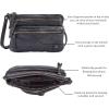image:imageSmall Crossbody Bags for Women Leather Sling Purse with Adjustable Strap Multi Pocket Cross Over for Travel amp Gift  Real Leather Purse Crossover TrendyBlack Washed Vintage