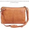 image:imageSmall Crossbody Bags for Women Leather Sling Purse with Adjustable Strap Multi Pocket Cross Over for Travel amp Gift  Real Leather Purse Crossover TrendyMustard Multiwax