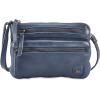 image:imageSmall Crossbody Bags for Women Leather Sling Purse with Adjustable Strap Multi Pocket Cross Over for Travel amp Gift  Real Leather Purse Crossover TrendyOcean Blue Washed Vintage