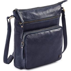 image:imageGenuine Leather Crossbody Bags for Women Handmade Sling Shoulder Purse Stylish Travel Handbag with Full Adjustable StrapMidnight Navy Multiwax