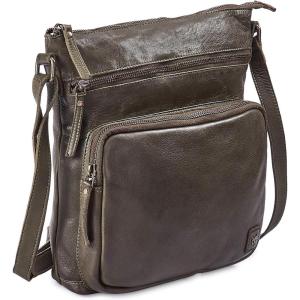 image:imageGenuine Leather Crossbody Bags for Women Handmade Sling Shoulder Purse Stylish Travel Handbag with Full Adjustable StrapOlive Green Washed Vintage