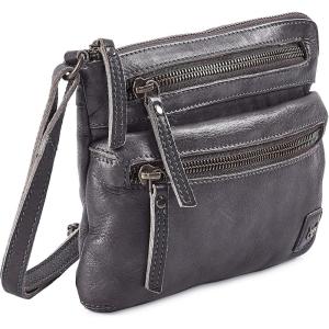 image:imageSmall Crossbody Bags for Women Leather Sling Purse with Adjustable Strap Multi Pocket Cross Over for Travel amp Gift  Real Leather Purse Crossover TrendyGrey Washed Vintage